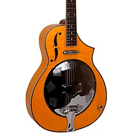 Gold Tone Mojo Round-Neck Acoustic-Electric Resonator Guitar Blonde