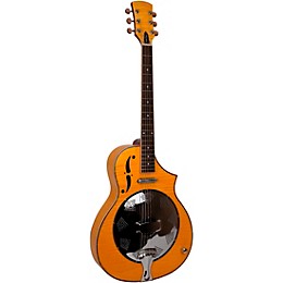 Gold Tone Mojo Round-Neck Acoustic-Electric Resonator Guitar Blonde