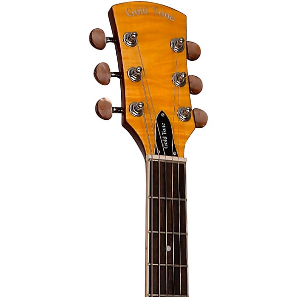 Gold Tone Mojo Round-Neck Acoustic-Electric Resonator Guitar Blonde