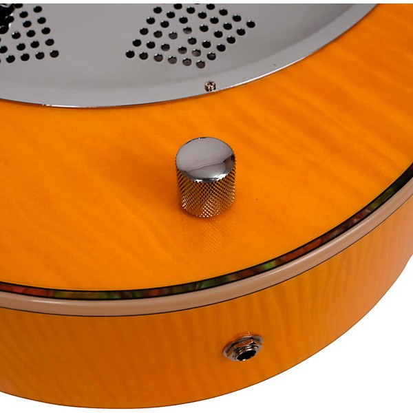 Gold Tone Mojo Round-Neck Acoustic-Electric Resonator Guitar Blonde