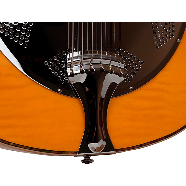 Gold Tone Mojo Round-Neck Acoustic-Electric Resonator Guitar Blonde