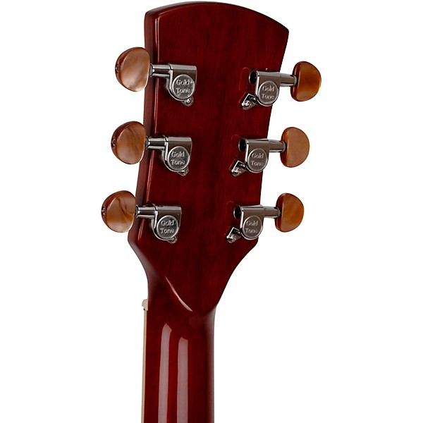 Gold Tone Mojo Round-Neck Acoustic-Electric Resonator Guitar Blonde