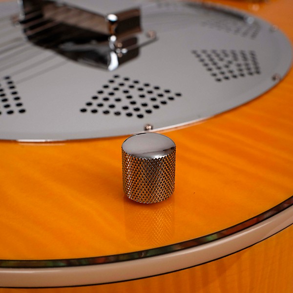 Gold Tone Mojo Round-Neck Acoustic-Electric Resonator Guitar Blonde