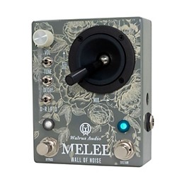 Walrus Audio Melee: Wall of Noise Reverb and Distortion Effects Pedal Floral Series 2024 Grey