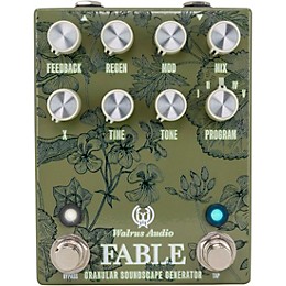 Walrus Audio Fable Granular Soundscape Generator Effects Pedal Floral Series 2024 Green