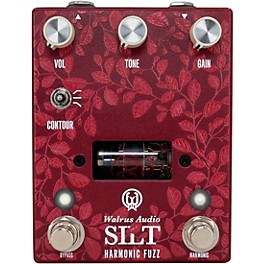 Walrus Audio Silt Harmonic Tube Fuzz Effects Pedal Floral Series 2024 Red