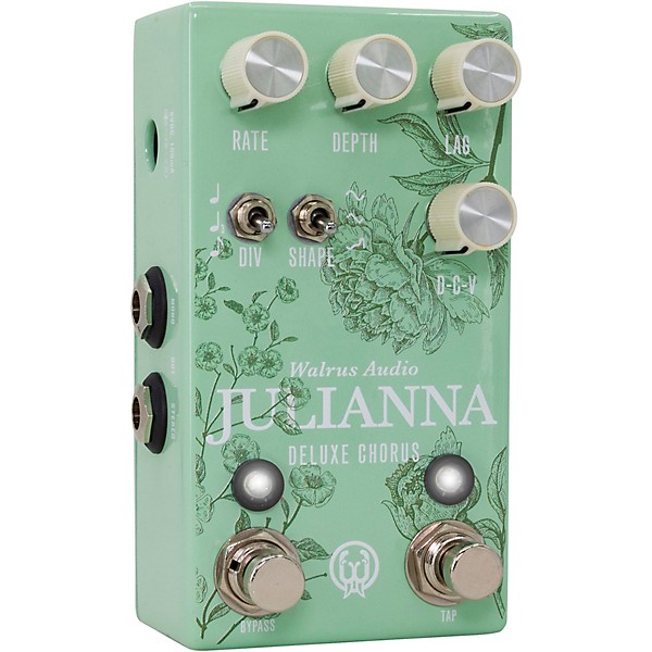 Walrus Audio Julianna Deluxe Chorus/Vibrato Effects Pedal Floral Series 2024 Mint