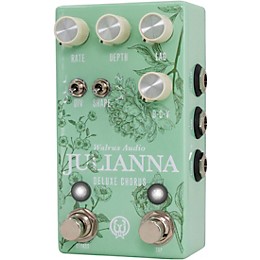 Walrus Audio Julianna Deluxe Chorus/Vibrato Effects Pedal Floral Series 2024 Mint