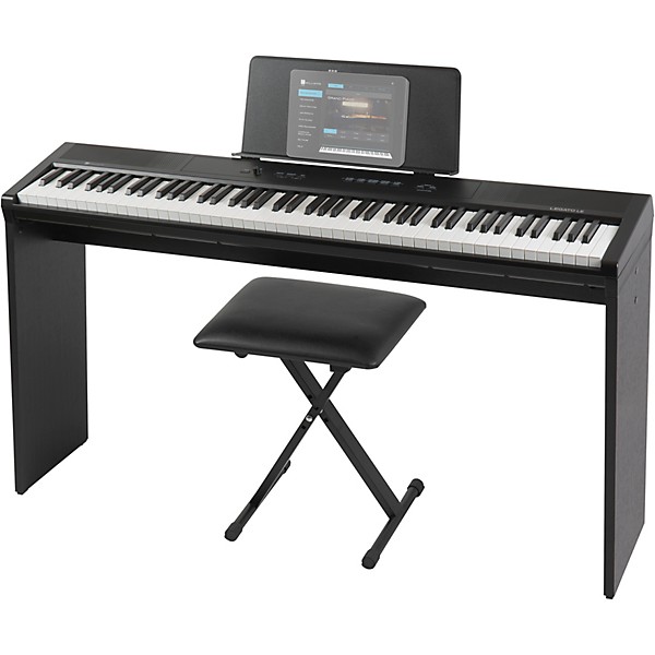 Williams Legato LE Pack 88-Key Digital Piano With Power Supply, Sustain Pedal, Wooden Stand & Bench