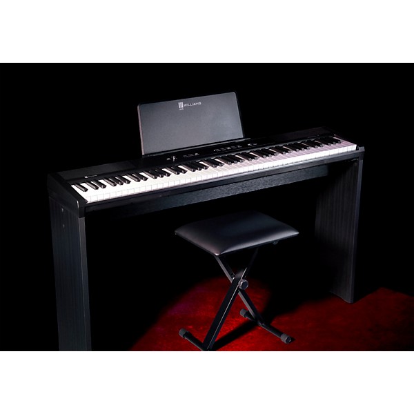 Williams Legato LE Pack 88-Key Digital Piano With Power Supply, Sustain Pedal, Wooden Stand & Bench