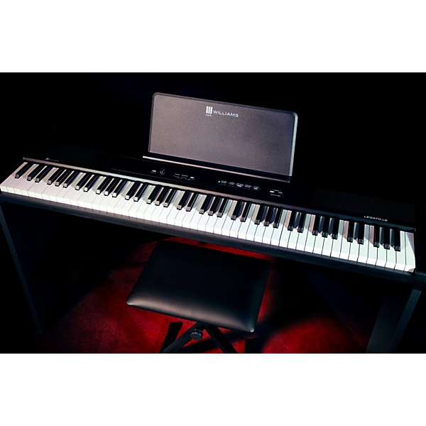 Williams Legato LE Pack 88-Key Digital Piano With Power Supply, Sustain Pedal, Wooden Stand & Bench