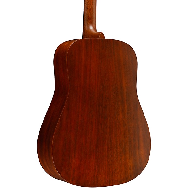 Martin D-17 All Mahogany Left-Handed Dreadnought Acoustic Guitar Natural