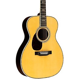 Martin OM-45 Spruce-Rosewood Left-Handed Orchestra Acoustic Guitar Natural