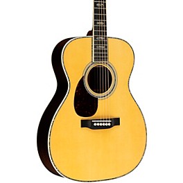 Martin OM-45 Spruce-Rosewood Left-Handed Orchestra Acoustic Guitar Natural