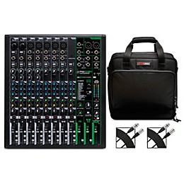 Mackie ProFX12v3 12-Channel Mixer With Gator Mixer Bag and Cables