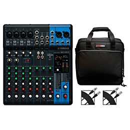 Yamaha MG10XU 10-Channel Mixer With Gator Mixer Bag and Cables