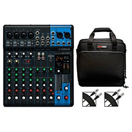 Yamaha MG10XU 10-Channel Mixer With Gator Mixer Bag and Cables