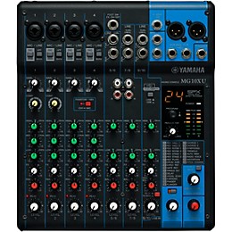 Yamaha MG10XU 10-Channel Mixer With Gator Mixer Bag and Cables