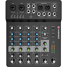 Harbinger LV8 8-Channel Analog Mixer With Gator Mixer Bag and Cables