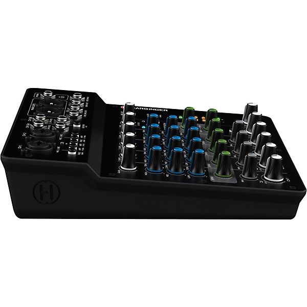 Harbinger LV8 8-Channel Analog Mixer With Gator Mixer Bag and Cables