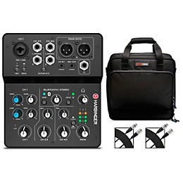 Harbinger LV7 7-Channel Analog Mixer With Gator Mixer Bag and Cables
