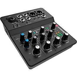 Harbinger LV7 7-Channel Analog Mixer With Gator Mixer Bag and Cables