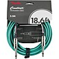 Fender Straight to Straight Instrument Contour Cable 18.6 ft. Sherwood Green
