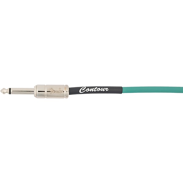 Fender Straight to Straight Instrument Contour Cable 18.6 ft. Sherwood Green