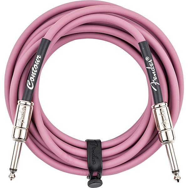 Fender Straight to Straight Instrument Contour Cable 18.6 ft. Burgundy Mist