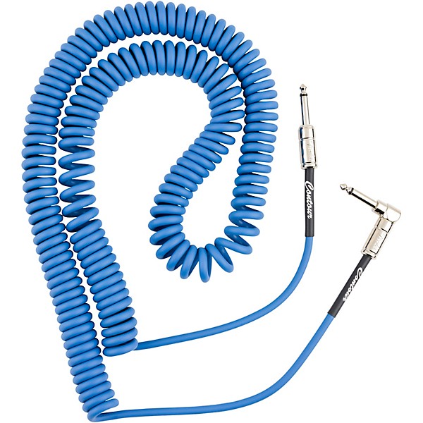 Fender Straight to Straight Instrument Contour Cable 30 ft. Lake Placid Blue