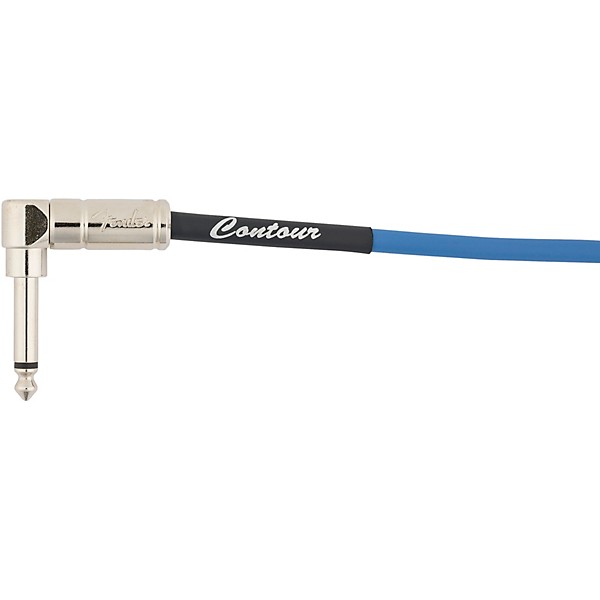 Fender Straight to Straight Instrument Contour Cable 30 ft. Lake Placid Blue