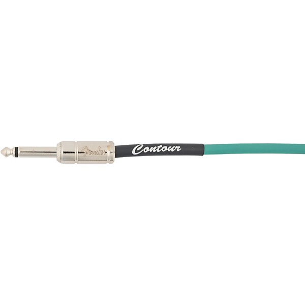 Fender Straight to Straight Instrument Contour Cable 30 ft. Sherwood Green
