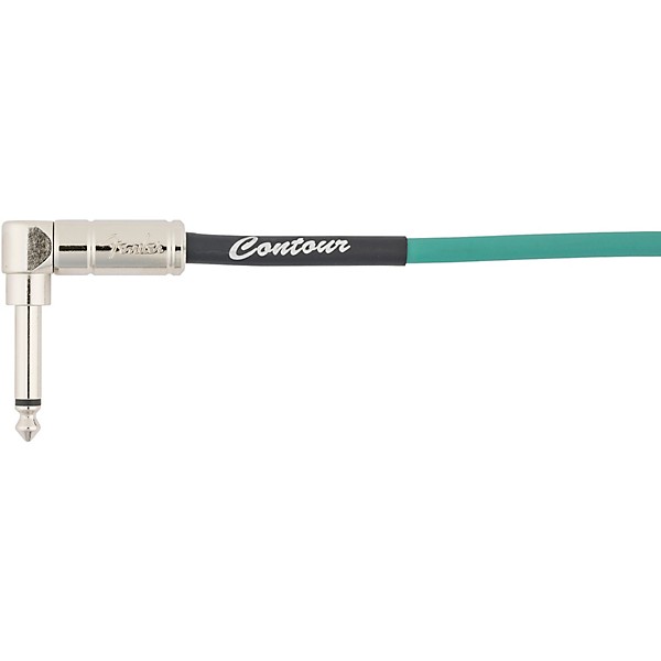 Fender Straight to Straight Instrument Contour Cable 30 ft. Sherwood Green