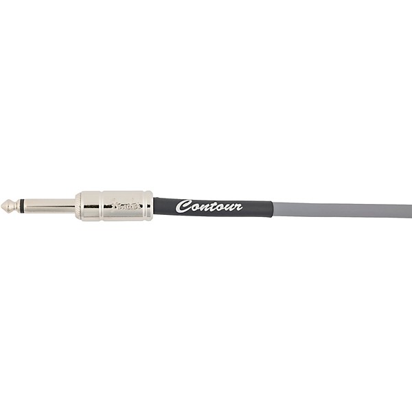 Fender Straight to Straight Instrument Contour Cable 10 ft. Inca Silver