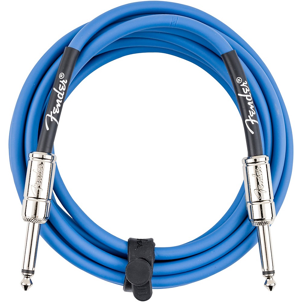 Fender Straight to Straight Instrument Contour Cable 10 ft. Lake Placid Blue