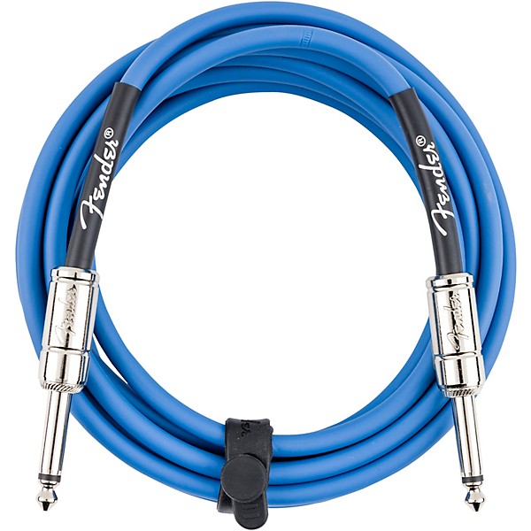 Fender Straight to Straight Instrument Contour Cable 10 ft. Lake Placid Blue