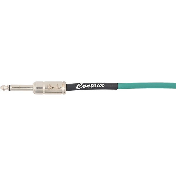Fender Straight to Straight Instrument Contour Cable 10 ft. Sherwood Green
