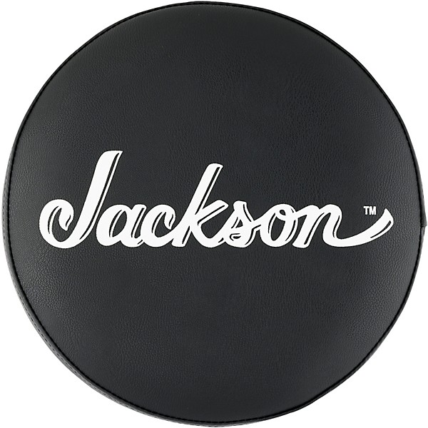 Jackson Logo Barstool 24 in. Black