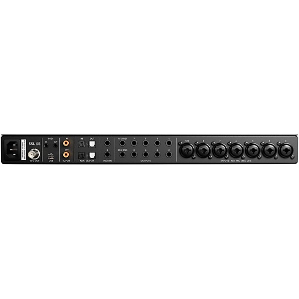 Solid State Logic SSL 18 USB-C Audio Interface with Alpha 8 Expander & UF1 DAW Control Center Bundle