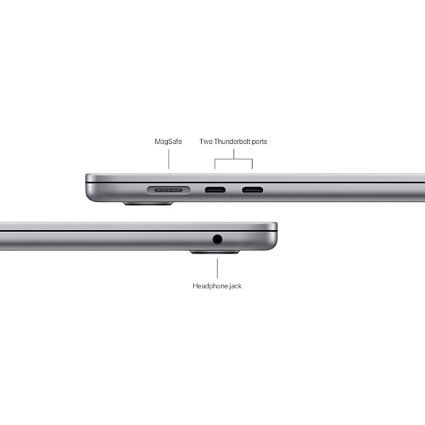 Apple 15" MacBook Air: M3 Chip With 8-Core CPU and 10-Core GPU, 16GB, 256GB SSD - Space Gray