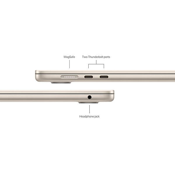 Apple 15" MacBook Air: M3 Chip With 8-Core CPU and 10-Core GPU, 24GB, 512GB SSD - Starlight