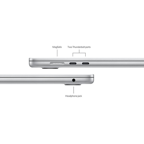 Apple 15" MacBook Air: M3 Chip With 8-Core CPU and 10-Core GPU, 16GB, 256GB SSD - Silver