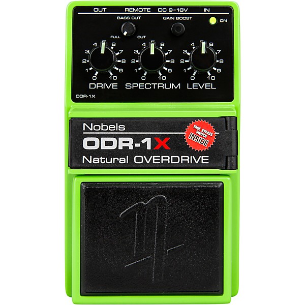 Nobels ODR-1X Natural OVERDRIVE Effects Pedal Green