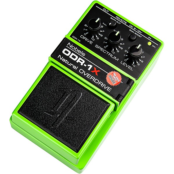 Nobels ODR-1X Natural OVERDRIVE Effects Pedal Green