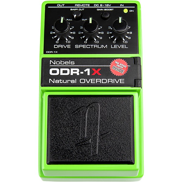 Nobels ODR-1X Natural OVERDRIVE Effects Pedal Green