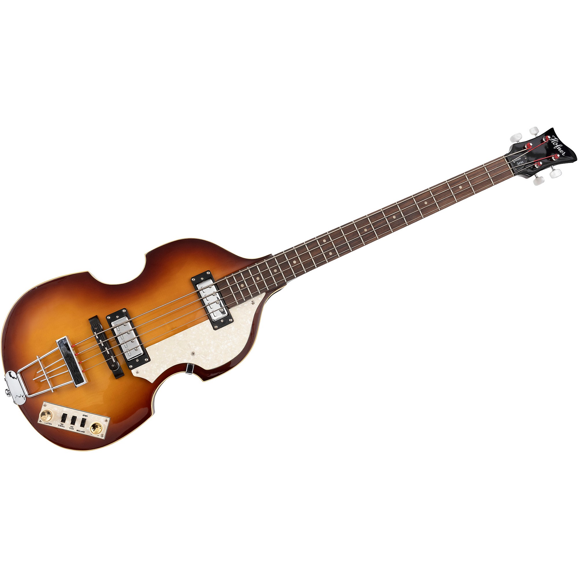 Open Box Hofner Ignition Series Short-Scale Violin Bass Guitar