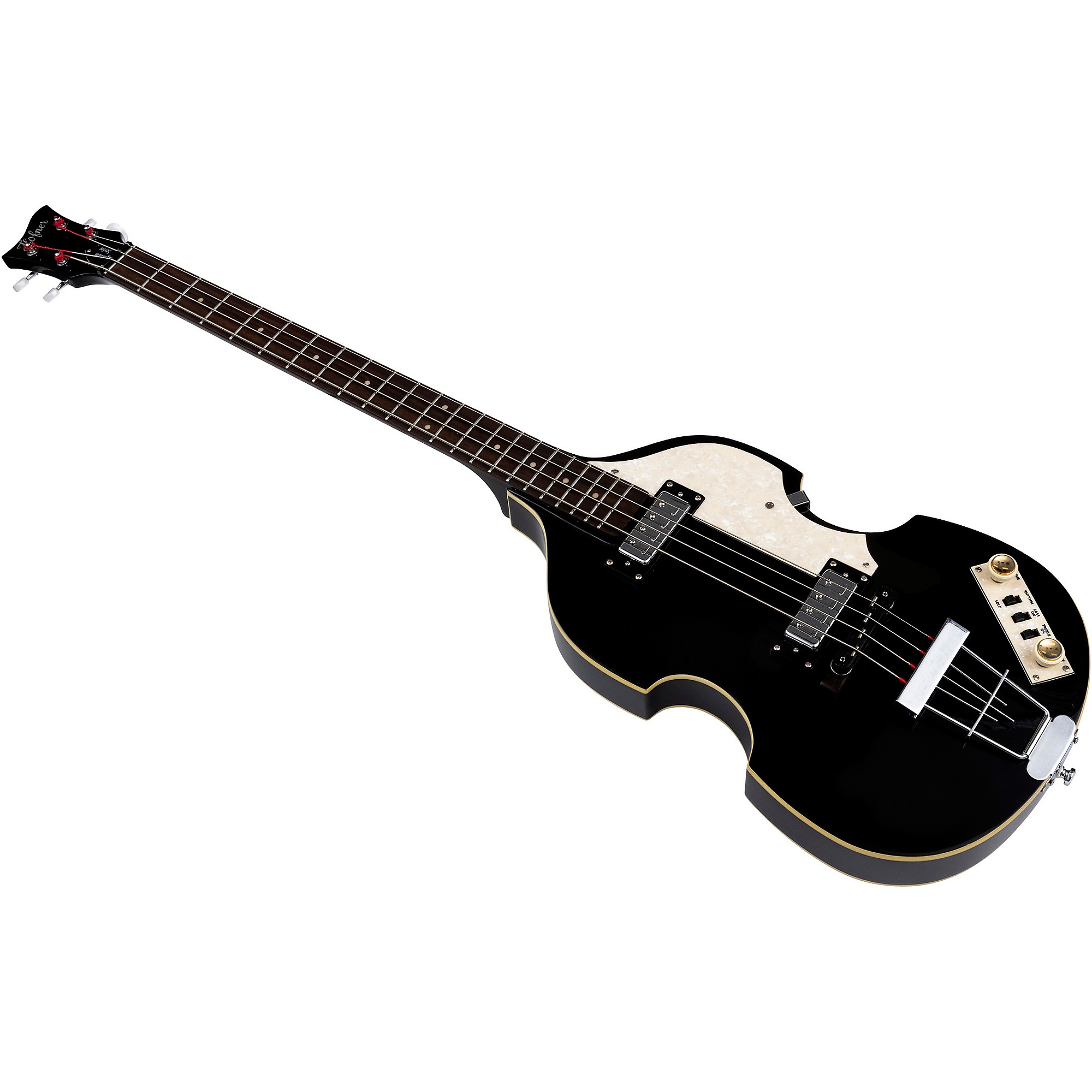 Hofner Ignition Series Short-Scale Violin Bass Guitar - Black