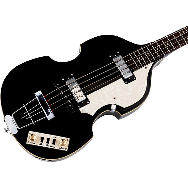 Hofner Ignition Series Short-Scale Violin Bass Guitar Black