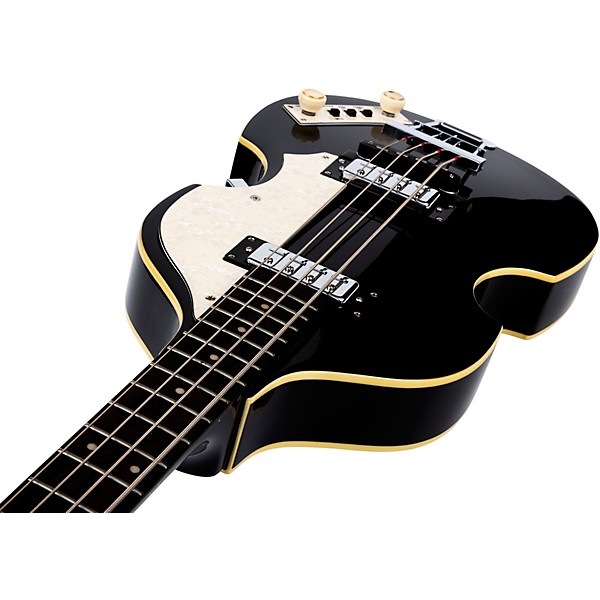 Hofner Ignition Series Short-Scale Violin Bass Guitar Black