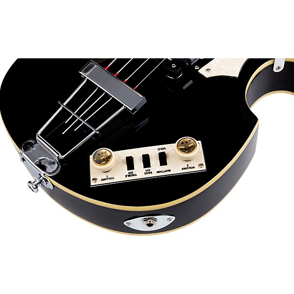 Hofner Ignition Series Short-Scale Violin Bass Guitar Black